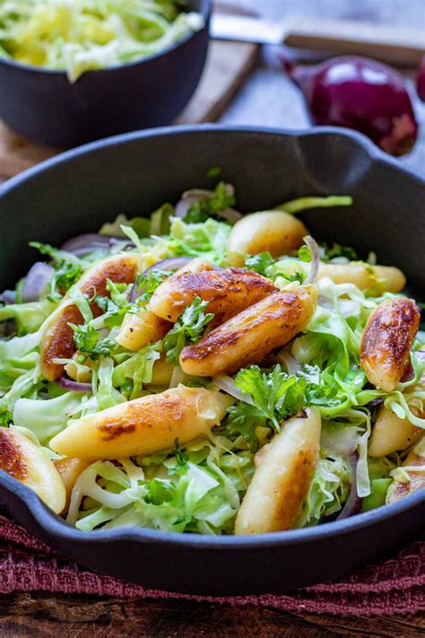 Zutaten Spitzkohl Pfanne Mit Schupfnudeln