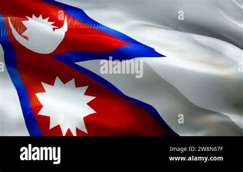 Nepal Waving Flag National 3d Nepali Flag Waving Sign Of Nepal