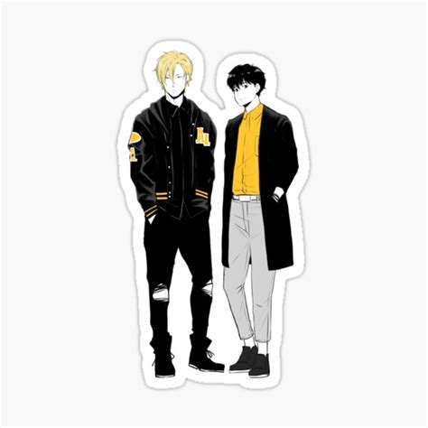 Banana Fish Ash And Eiji Sticker For Sale By MykaAndSalmon Redbubble