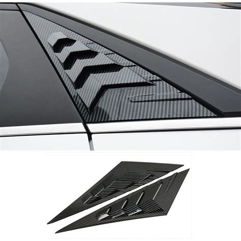 Carbon Fiber Abs Auto Side Vent Window Scoop Louvr Grandado