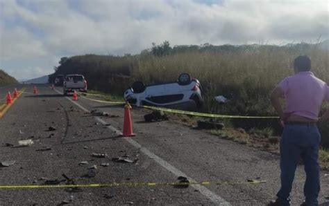 Accidente Automovil Stico De La Guardia Nacional Deja Dos Muertos Y