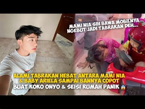 Alami Tabrakan Hebat Antara Mami Nia Baby Ariela Sampai Bannya Copot