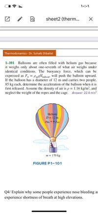 Answered 1 101 Balloons Are Often Filled With Helium Gas Because It