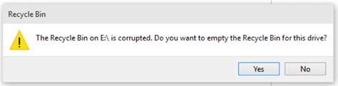 Recycle Bin Is Corrupted In Windows How To Fix
