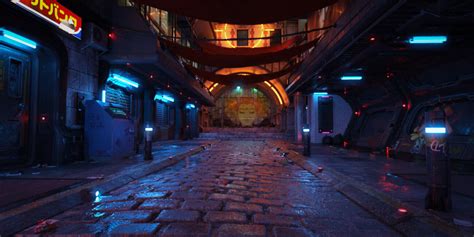 Hot Hdri Sets Neon Dark City Streets Daz Studio By Dreamlight