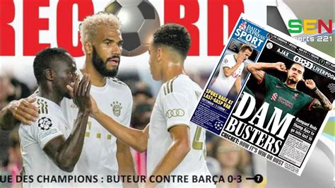 Revue De Presse Du Jour Jeudi 27 Octobre 2022 Sen Sports 221 YouTube