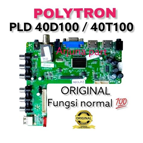 Jual Mainboard Tv Polytron Pld D Mb Polytron Pld T Pld