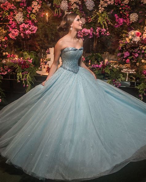 Vestido De Debutante Azul Inspira Es Para Sonhar O Seu