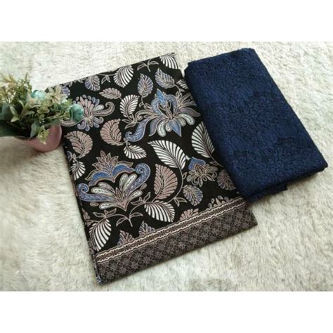 Jual Kain Batik Jarik Kebaya Printing Set Brukat Murah Kode Couple