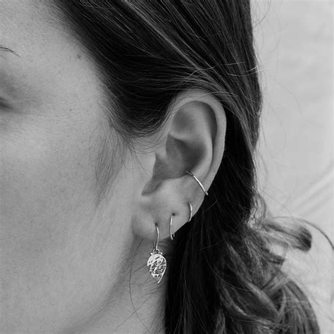 Pod Earring In Silver Kerry Rocks Jewellery