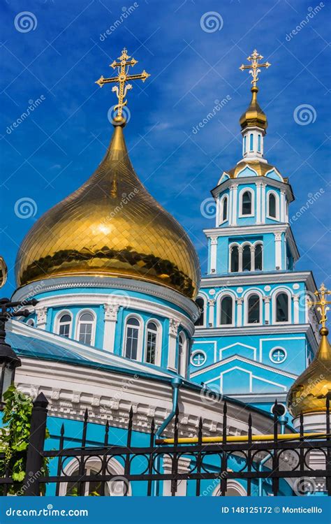 Catedral Ortodoxo Do Russo Em Tashkent Usbequist O Foto De Stock