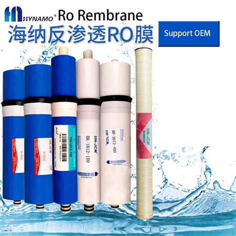 Water Purifier Filter 200gpd Reverse Osmosis Ro Membrane Low Pressure