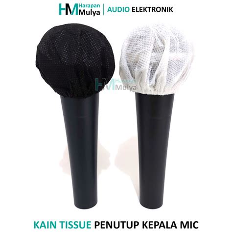 Sarung Cover Kain Tissue Penutup Pelindung Kepala Grill Mic Microphone