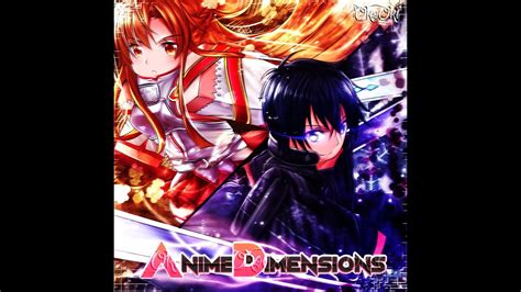 Update 8 Anime Dimensions Simulator Kirito And Asuna Showcase Youtube