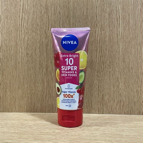 NIVEA Extra Bright Body Serum 10 Super Vitamin Skin Food