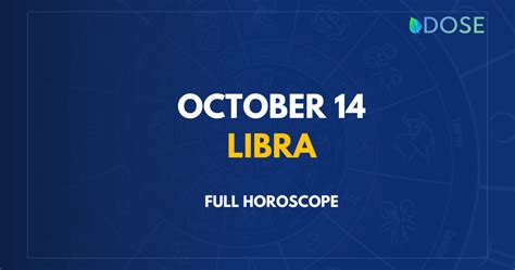 October 14 Zodiac Sign: Compatibility, Personality, Traits and More - DOSE