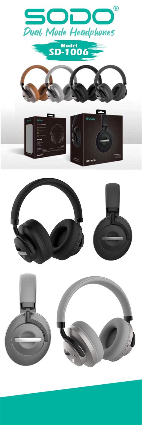 Sodo Casque Bluetooth V Sans Fil Noir Avec Micro Batterie Mah