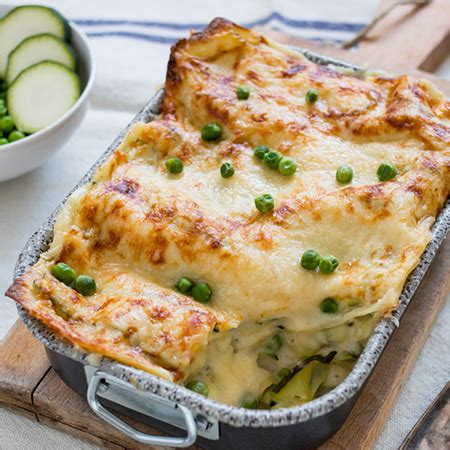 LASAGNES aux COURGETTES PETITS POIS PARMIGIANO REGGIANO et BÉCHAMEL