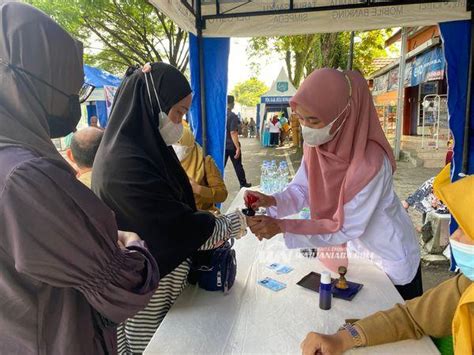 Antusias Masyarakat Sambut Bazar Sehati Pasar Pangan Murah Yang Digelar