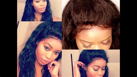 Customize 360 Lace Frontal Wig Sew In And Installation Youtube