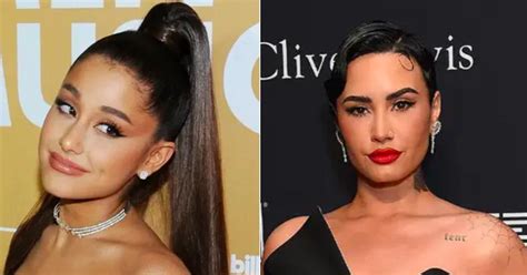 Ariana Grande Demi Lovato Part Ways With Manager Scooter Braun