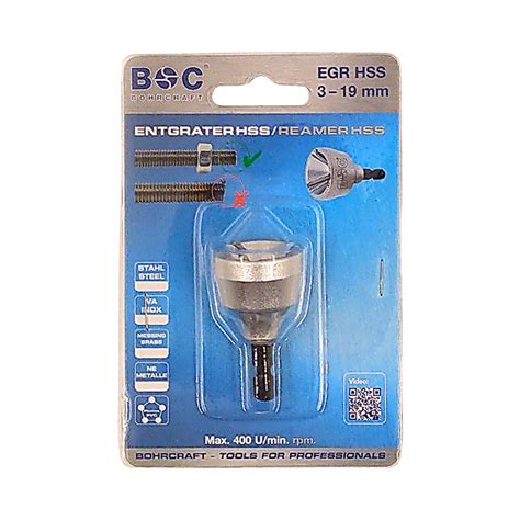 Bohrcraft Reamer 1648 Hss Bolt Thread Reamer For 3 19mm