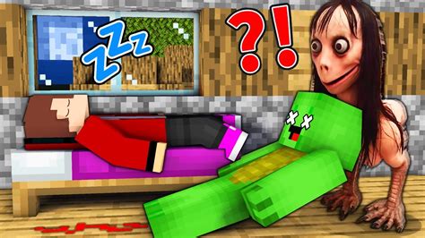 Why Did Mikey Got Trapped By Momo In Minecraft Maizen Challenge Youtube