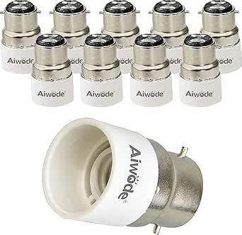 Aiwode B Vers E Convertisseur Adaptateur De Douille Pour Ampoules