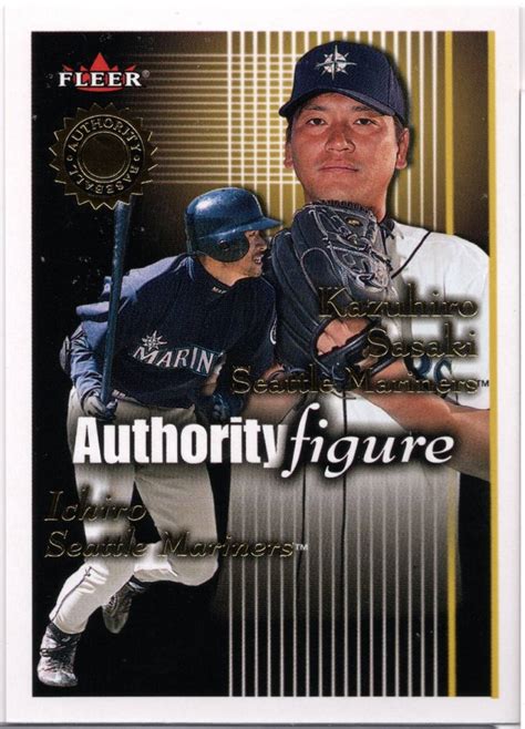 Yahooオークション イチロー 佐々木 主浩 1750枚限定2001 Fleer Aut