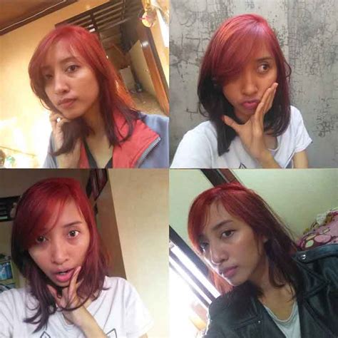 √ 35+ Model Warna Rambut Burgundy (Cat LOREAL, GARNIER dll)