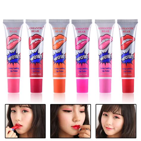 Romantic Bear Pcs Hot Sell Lipstick Famous Beauty Sexy Red Makeup Waterproof Lipsticks Matte