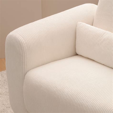 Babyletto Tuba Extra Wide Swivel Glider In Corduroy