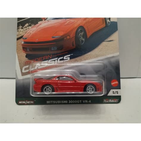 MITSUBISHI 3000 GT VR 4 5 5 MODERN CLASSICS 1 64 HOT WHEELS PREMIUM BCN STOCK CARS