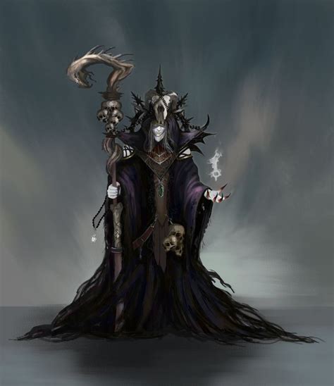 ArtStation - Necromancer, Brooke Huval | Necromancer, Character art, Undead