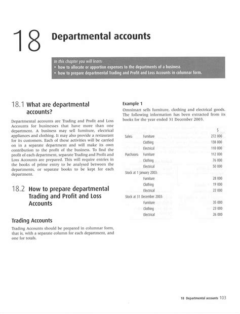 Departmental Accounts Notes 5