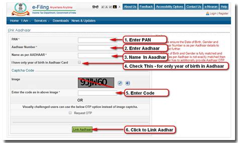 Link Aadhaar To Pan Online And Offline Step By Step Guide