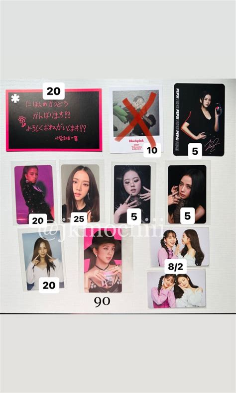 Wtt Wts Blackpink Jisoo Photocard Polaroid Postcard Square Up The