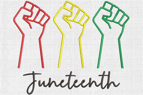 Juneteenth Machine Embroidery Designs Creative Fabrica