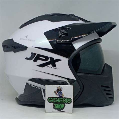 Jual Helm JPX Full Face Helm JPX MX 726R Solid Polos Shopee Indonesia