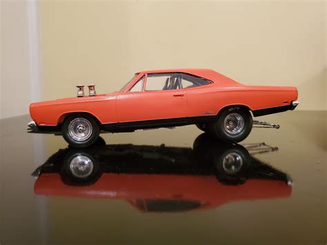 Plymouth Gtx Hadtop Pro Street T Plastic Model Car Vehicle