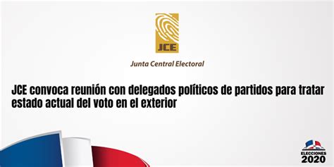 JCE convoca reunión con delegados políticos de partidos para tratar