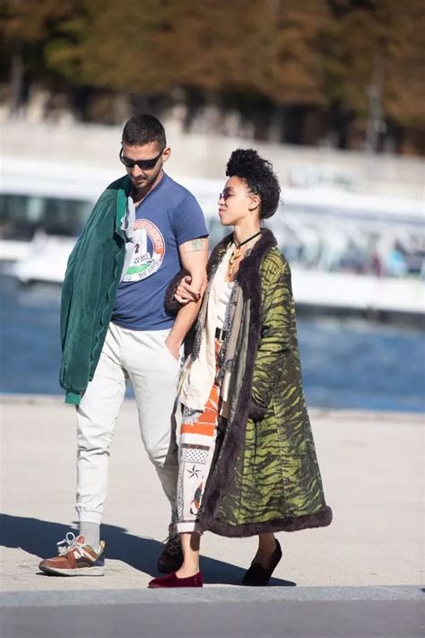 Shia Labeouf And Fka Twigs Look Very Much In Love On Paris Stroll After Taking Romance Public