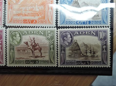 ADEN 1939 GVI DEFINITIVES SET OF 13 MOUNTED MINT SG 16 27 Card With