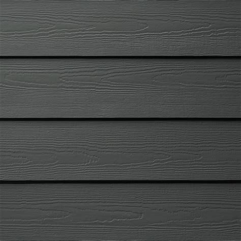 Shop James Hardie 625 In X 144 In Colorplus Hz10 Hardieplank Iron Gray Cedarmill Lap Siding At