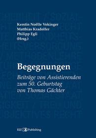 Begegnungen Beitr Ge Von Assistierenden Zum 50 Geburtstag Von Thomas