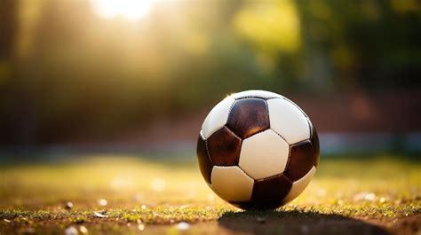 Premium Photo Football Background Hd 8k Wallpaper Stock Photographic