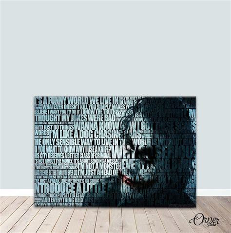 Words Of Joker | Movies Poster Wall Art - Orner Store