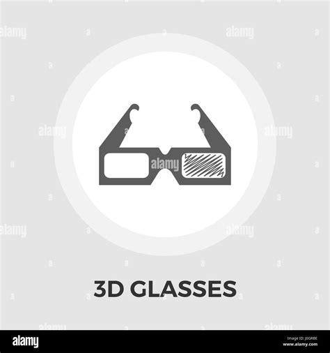 3d Glasses Icon Vector Flat Icon Isolated On The White Background Editable Eps File Vector