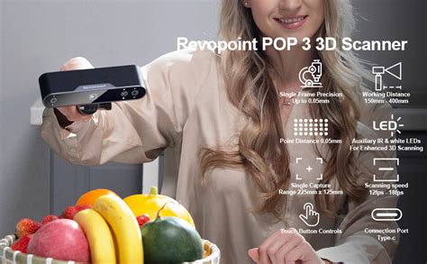 Revopoint Pop Handheld D Druck D Scanner D Scanner Mit Mm