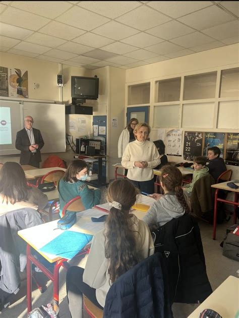 Florence Berthout on Twitter Rencontre au Collège Queneau entre le